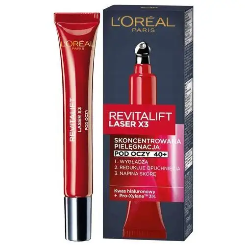 L'oreal Revitalift Laser X3 Advanced Anti-Age Eye Krem Pod Oczy 15 ml