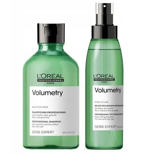 Loreal Volumetry zestaw szampon i spray do włosów cienkich