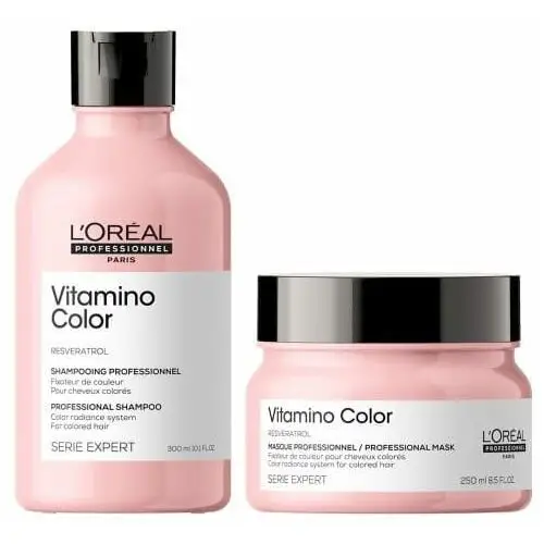 Zestaw do intensywnej pielęgnacji włosów farbowanych i rozjaśnianych L'Oreal Professionnel Vitamino Color