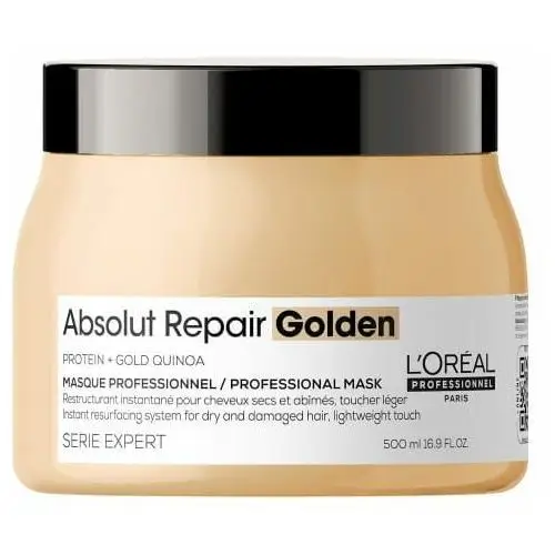 L`oreal Złota maska do włosów zniszczonych 500 ml l'oréal absolut repair gold