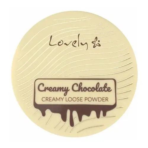 Lovely _creamy chocolate loose powder czekoladowy, matowy puder brązujący do twarzy i ciała z ekstraktem z nasion kakao