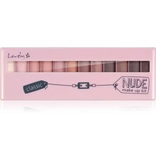 Nude make up kit classic paleta cieni do powiek 13g Lovely