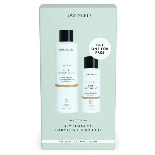 Löwengrip good to go dry shampoo caramel & cream duo value pack