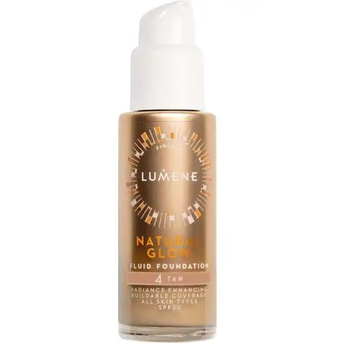 Lumene glow fluid foundation spf20 4 tan