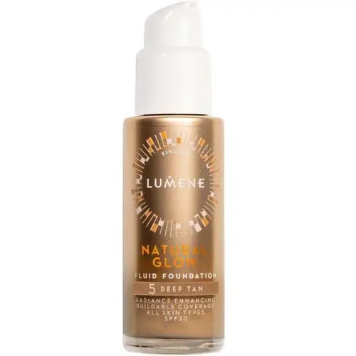 Lumene Glow Fluid Foundation SPF20 5 Deep Tan