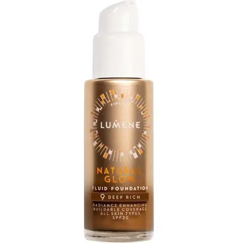 Lumene glow fluid foundation spf20 9 deep rich