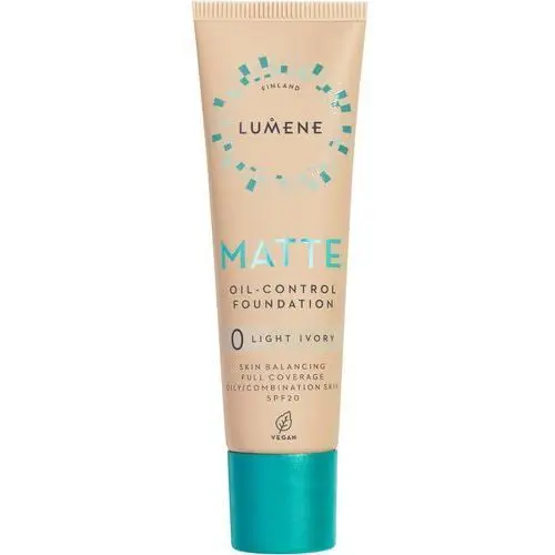 Lumene Matte Oil-Control Foundation SPF20 0 Light Ivory