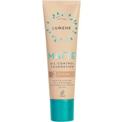 Lumene Matte Oil-Control Foundation SPF20 2 Medium