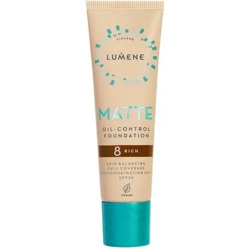 Lumene matte oil-control foundation spf20 8 rich