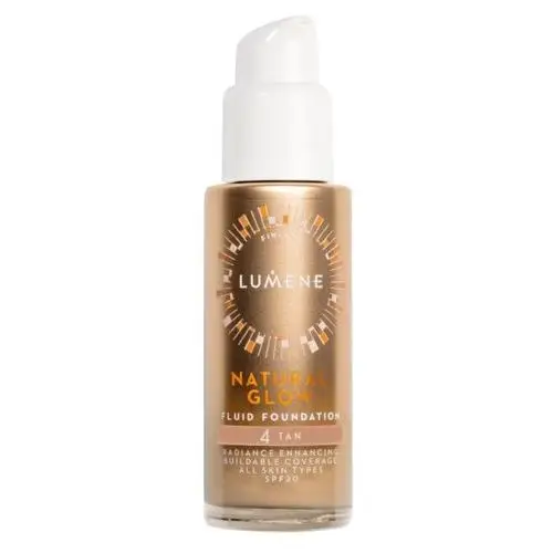 Natural Glow Fluid Foundation SPF 20 podkład rozświetlający, 4 Tan Lumene,66