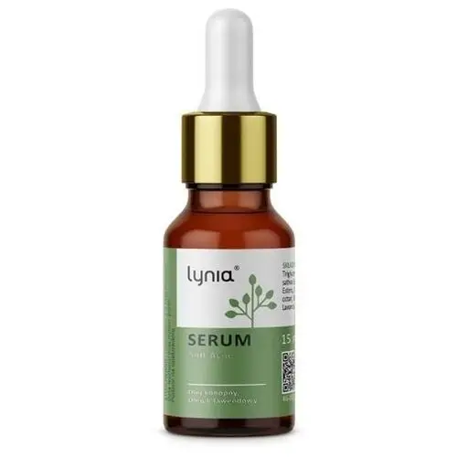 Lynia serum anti-acne z olejem konopnym i olejkiem lawendowym 15 ml