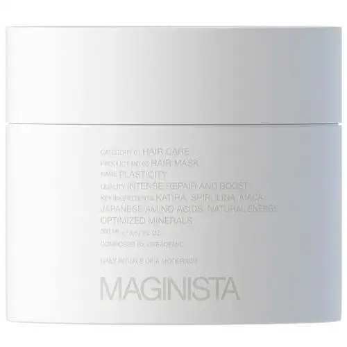 Hair mask plasticity perfume free (200 ml) Maginista