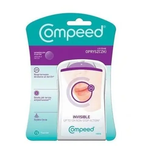 Magnapharma Compeed dyskretny plaster leczniczy na opryszczkę x 15 sztuk