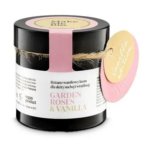 Make me bio Krem dla skóry suchej i wrażliwej 60 ml garden roses & vanilla