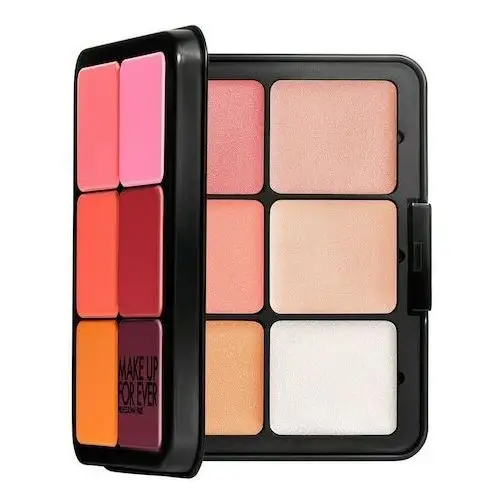 HD Skin Blush & Glow - Paleta różów i rozświetlaczy w kremie