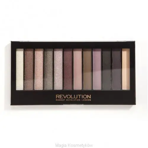 Redemption palette romantic smoked - paleta cieni do powiek 12 odcieni Makeup revolution