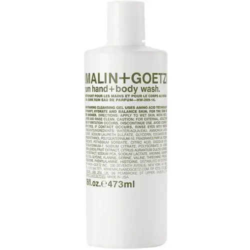 Malin+Goetz Rum Hand + Body Wash (473 ml)