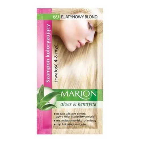 Szampon koloryzujący 4-8 myć 69 platynowy blond Marion