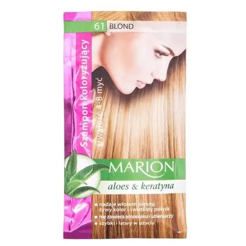 Marion szampon koloryzujący 4-8 myć nr 61 blond - marion od 24,99zł