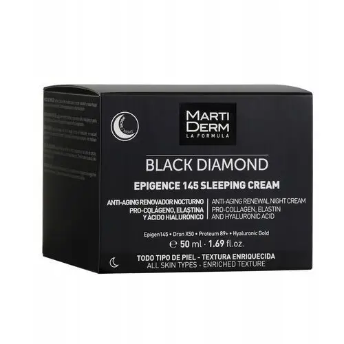 MartiDerm Black Diamond Epigence 145 Sleeping Cream, przeciwstarzeniowy kre