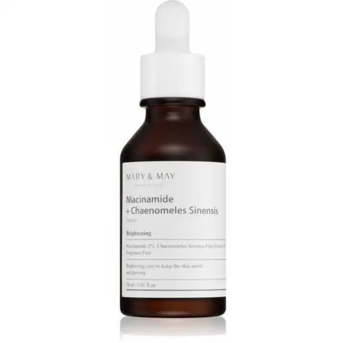 MARY & MAY Niacinamide + Chaenomeles Sinensis serum regenerujące i rozjaśniające odnawiający barierę ochronną skóry 30 ml