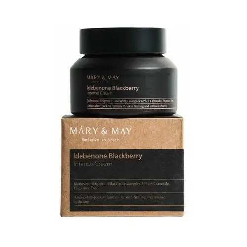 Idebenone + blackberry complex intensive total care cream, 70g - przeciwzmarszczkowy krem do twarzy Mary&may