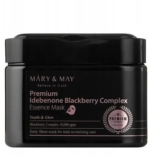 Mary&May Premium Idebenone Blackberry Complex Essence Mask 20szt