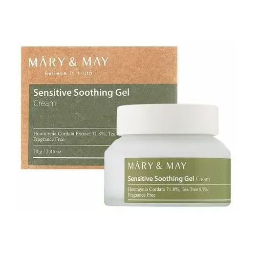 Mary&May - Sensitive Soothing Gel Blemish Cream, 70g - krem-żel do skóry wrażliwej