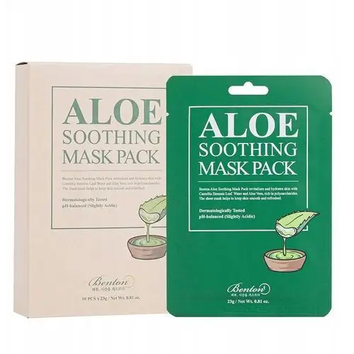 Maseczki z Aloesem Benton Aloe Soothing Mask 10szt