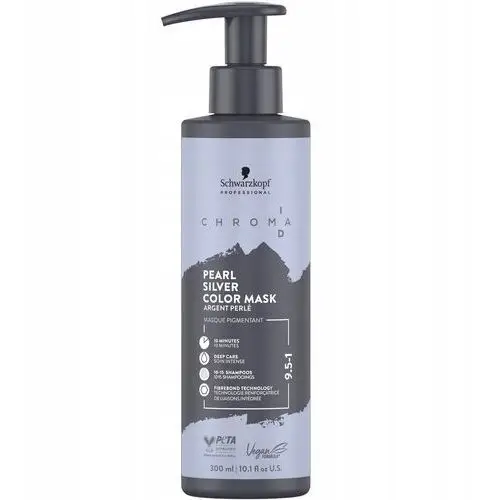 Maska Koloryzująca do włosów Schwarzkopf Chroma ID 9.5-1 300ml Pearl Silver