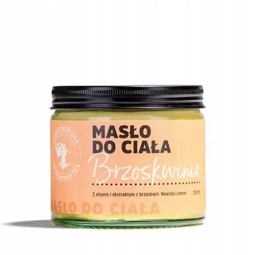 Masło do ciała Brzoskwinia 250 ML Manufaktura Bursztynnika