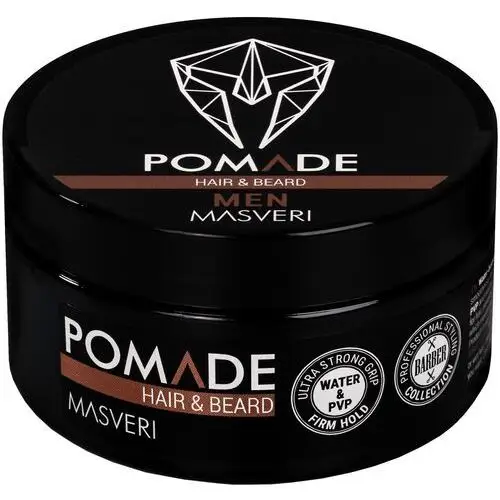 Masveri Pomade Hair & Beard - wodna pomada do stylizacji włosów i brody, 100ml