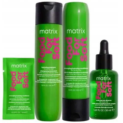 Matrix Food For Soft szampon odżywka olejek włosów