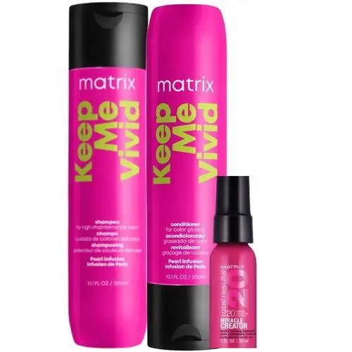 Matrix Keep Me Vivid szampon do włosów farbowanych, odżywka 300ml