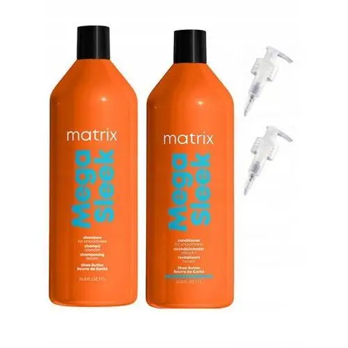 Matrix Sleek Szampon 1l+Odżywka 1l+2 X Pompka