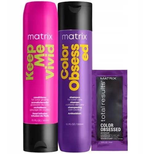 Matrix Zestaw Color Obsessed Keep Me Vivid: szampon, odżywka 300ml