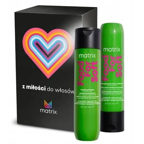 Matrix Zestaw prezentowy Food For Soft szampon do włosów, odżywka