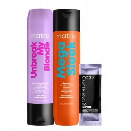 Matrix Zestaw Sleek Unbreak My Blonde: szampon, odżywka 300ml