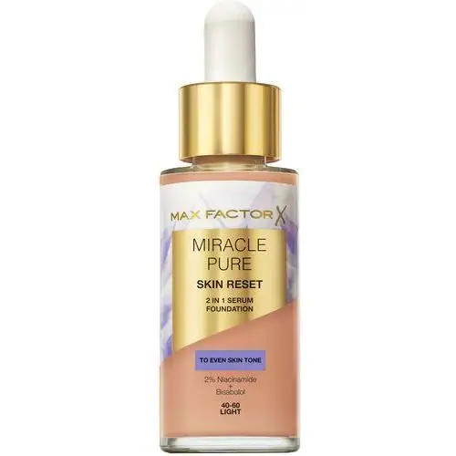 Max Factor Miracle Pure 2in1 Skin Reset Serum Foundation 40-60 Li,003