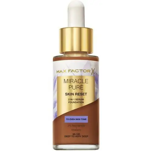 Max factor miracle pure 2in1 skin reset serum foundation 95-100 d