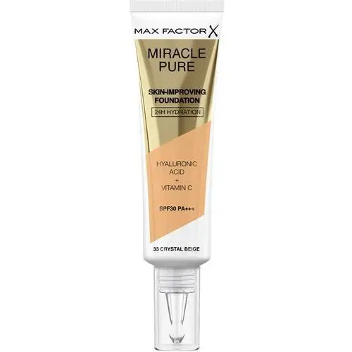 Max factor miracle pure skin-improving foundation spf30 podkład 30 ml dla kobiet 33 crystal beige