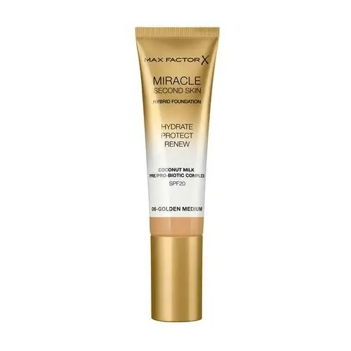 Max Factor Miracle Second Skin Podkład Nawilżający Spf20 - 06 Golden Medium 30Ml