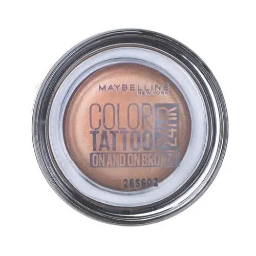 Maybelline color tatoo metal 24hr - cień do powiek w kremie 35 on and on bronze, 4 ml