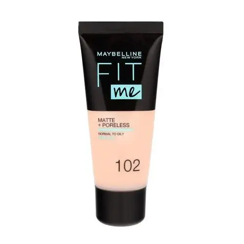MAYBELLINE - FIT ME! Liquid Foundation For Normal To Oily Skin With Clay - Podkład matujący do twarzy z glinką - 102 FAIR IVORY, B28876