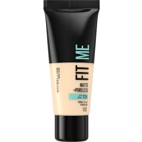 Fit me! liquid foundation for normal to oily skin with clay - podkład matujący do twarzy z glinką - 100 warm ivory Maybelline