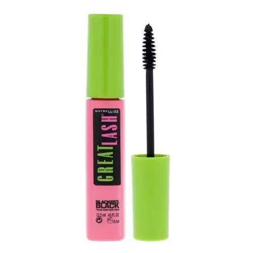 Maybelline great lash blackest black tusz do rzęs odcień blackest black 12,5 ml