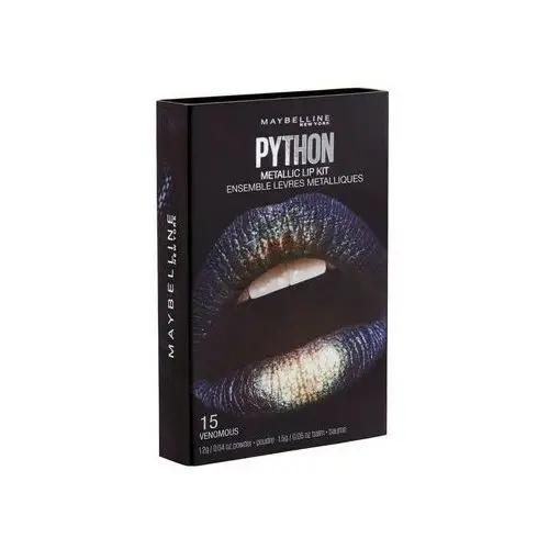 Palety do makijażu oczu Maybelline New York Python Metallic Lipstick Kit - 15 Venomous, 10525_3551_MP-3658