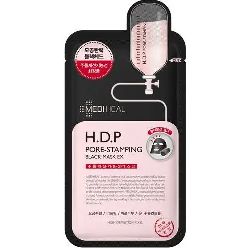 Mediheal H.D.P Pore-Stamping Black Mask EX, 25 ml. Czarna maska oczysczająca pory - Mediheal