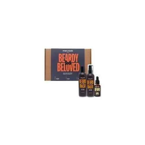 MenRock Zestaw Beardy Beloved Soothing Oak Moss szampon do brody + balsam do brody 2 x 100 ml + 30 ml