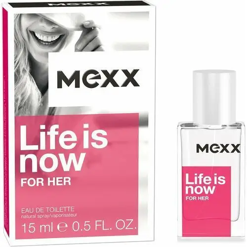 Mexx, Life is Now for Her, woda toaletowa, 15 ml